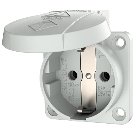 MENNEKES 230V 16A 面板式SCHUKO®插座 11010 产品图