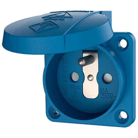 MENNEKES 230V 16A 面板式接地型插座 11161 产品图
