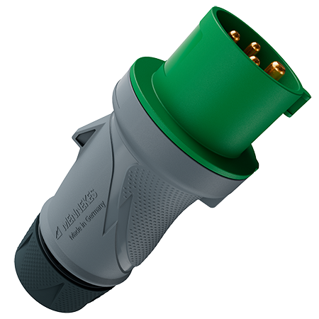 MENNEKES 50-500V 32A 4P 插头 13518 产品图