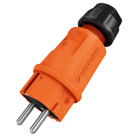 MENNEKES 230V 16A 2P SCHUKO® 插头 152042 产品图