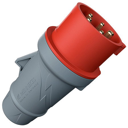 MENNEKES 400V 16A 3P+N+PE 工业插头 3207 产品图