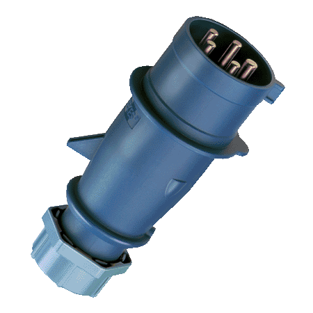 MENNEKES 230V 32A 5P 相位转换插头 321 产品图