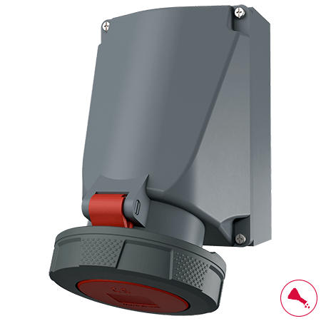 MENNEKES 400V 63A 5P+N+PE 工业插座 3774 产品图