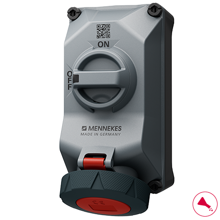 MENNEKES 400V 32A 5P 明装插座 5804506G 产品图