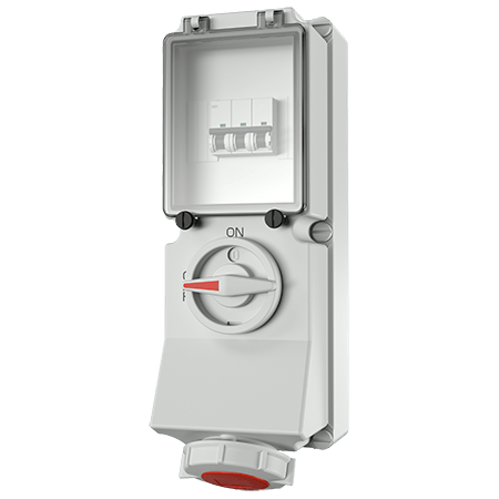 MENNEKES 400V 16A 5P 明装插座 7240 产品图
