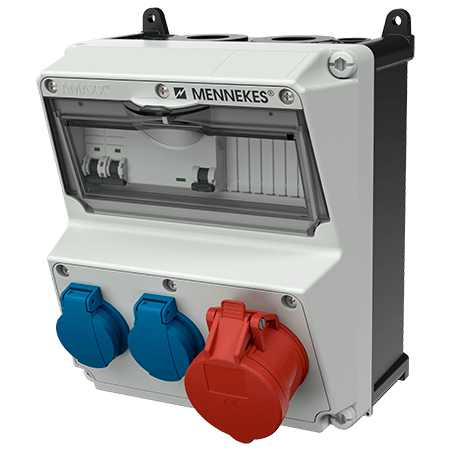 MENNEKES AMAXX® 组合插座装置 带有A型剩余电流动作保护器 920007 920007 产品图