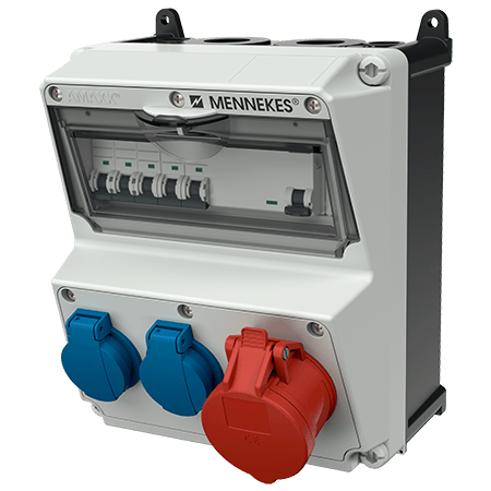 MENNEKES AMAXX® 组合插座装置 带有A型剩余电流动作保护器 920009 920009 产品图