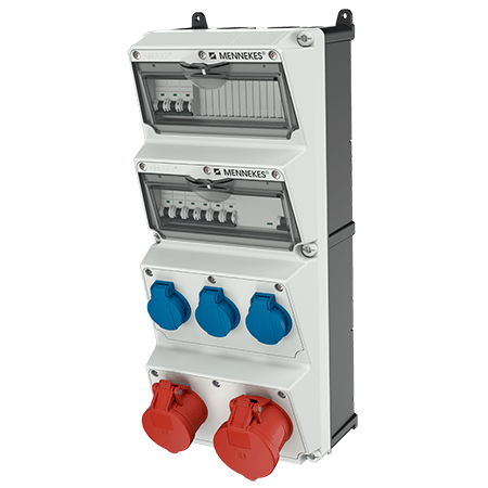 MENNEKES AMAXX® 组合插座装置 带有A型剩余电流动作保护器 940006 940006 产品图