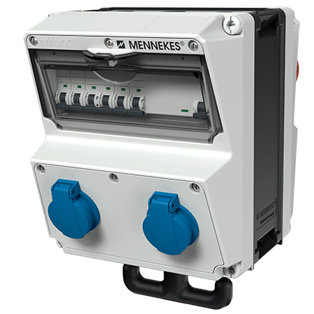MENNEKES AMAXX® 组合插座装置 带有A型剩余电流动作保护器 970001 970001 产品图
