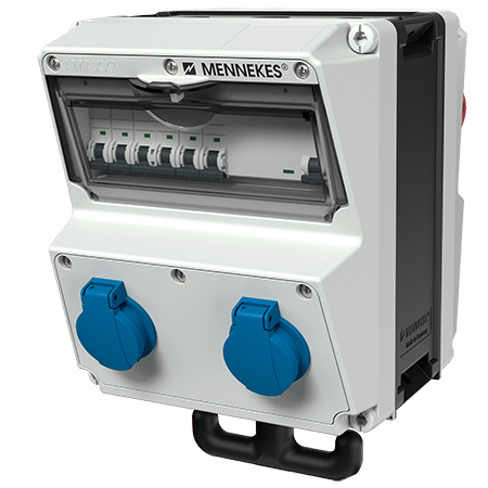 MENNEKES AMAXX® 组合插座装置 带有A型剩余电流动作保护器 970004 970004 产品图