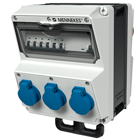 MENNEKES AMAXX® 组合插座装置 带有A型剩余电流动作保护器 970005 970005 产品图